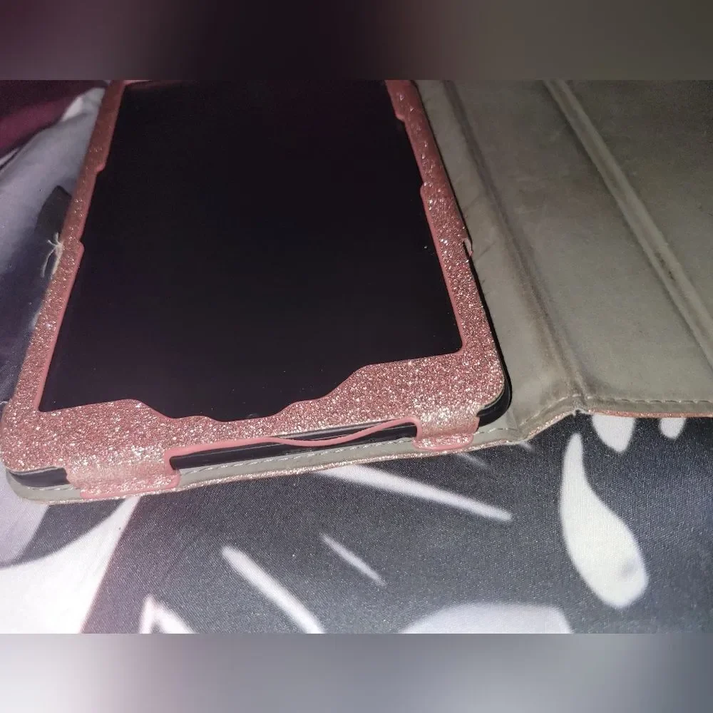 Used Pink Tablet cover